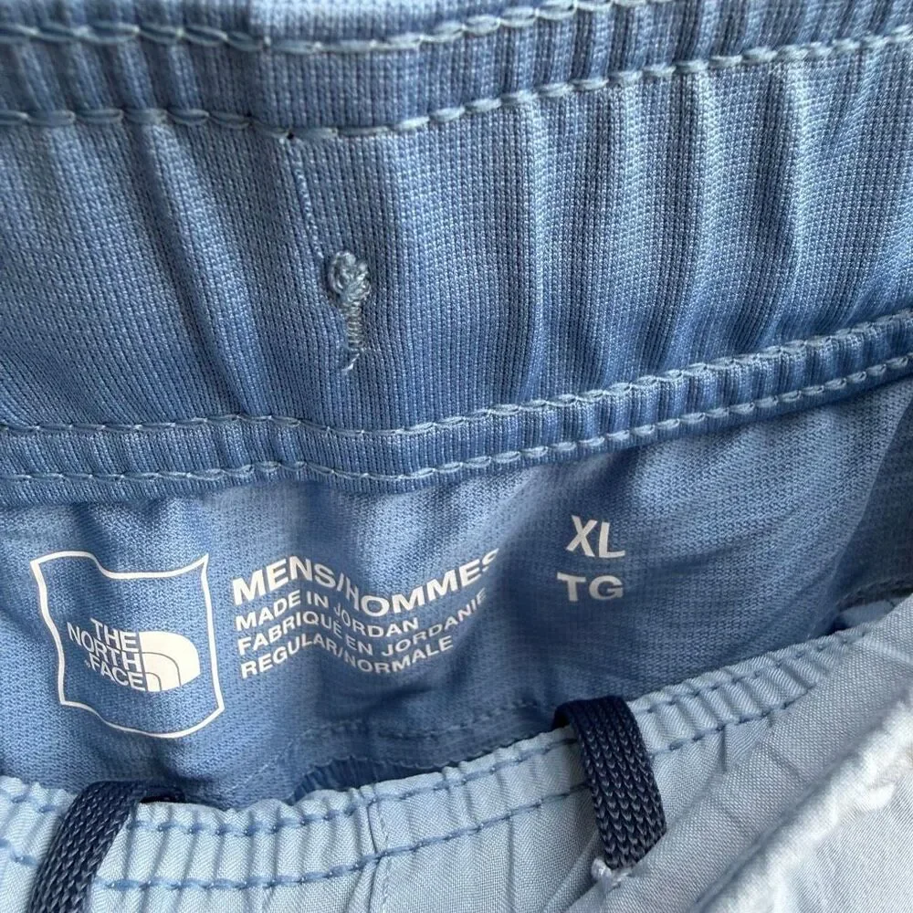 The North Face Men's Drawstring Athletic Pull-on Shorts Two-tone Blue XL NEW